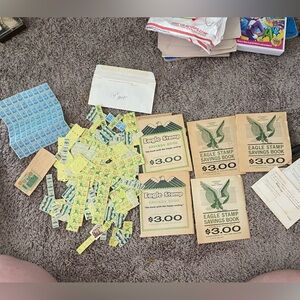 Eagle Stamp Saving Book Vintage